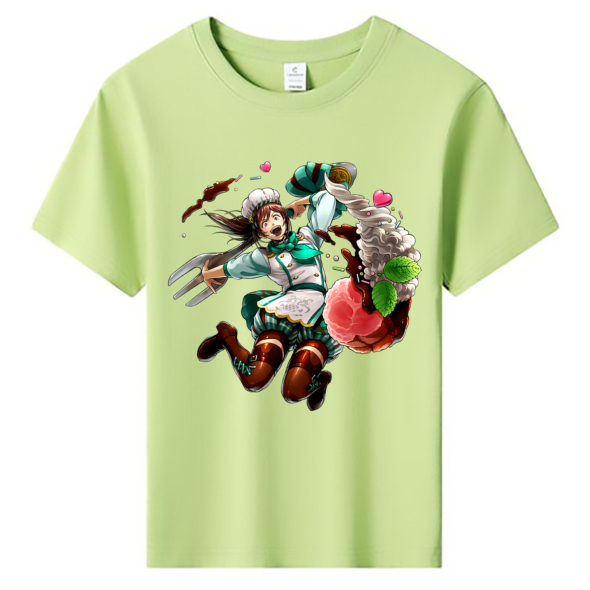 （画像用） 進撃の巨人 サシャ·ブラウス Attack on Titan Sasha Blaus 綿100％キッズTシャツ（フロントプリント）